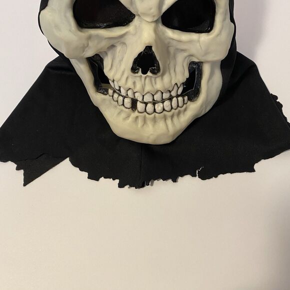 Easter Unlimited Skull Mask Fun World 9205 Hood Halloween Face - Picture 3 of 10